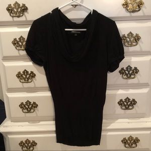 Black short sleeve sweater